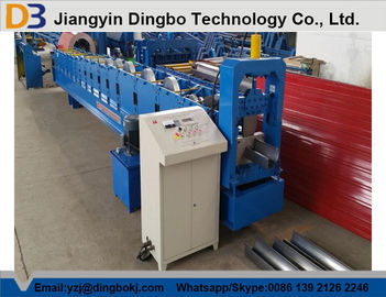 PLC Control PPGI Steel Sheet Rain Gutter Roll Forming Machine With 0.3-0.8mm Thickness
