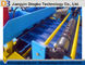 Customized roof making machine Galvanized Steel Roof Panel Roll Forming Machine With 15m / Min Forming Speed